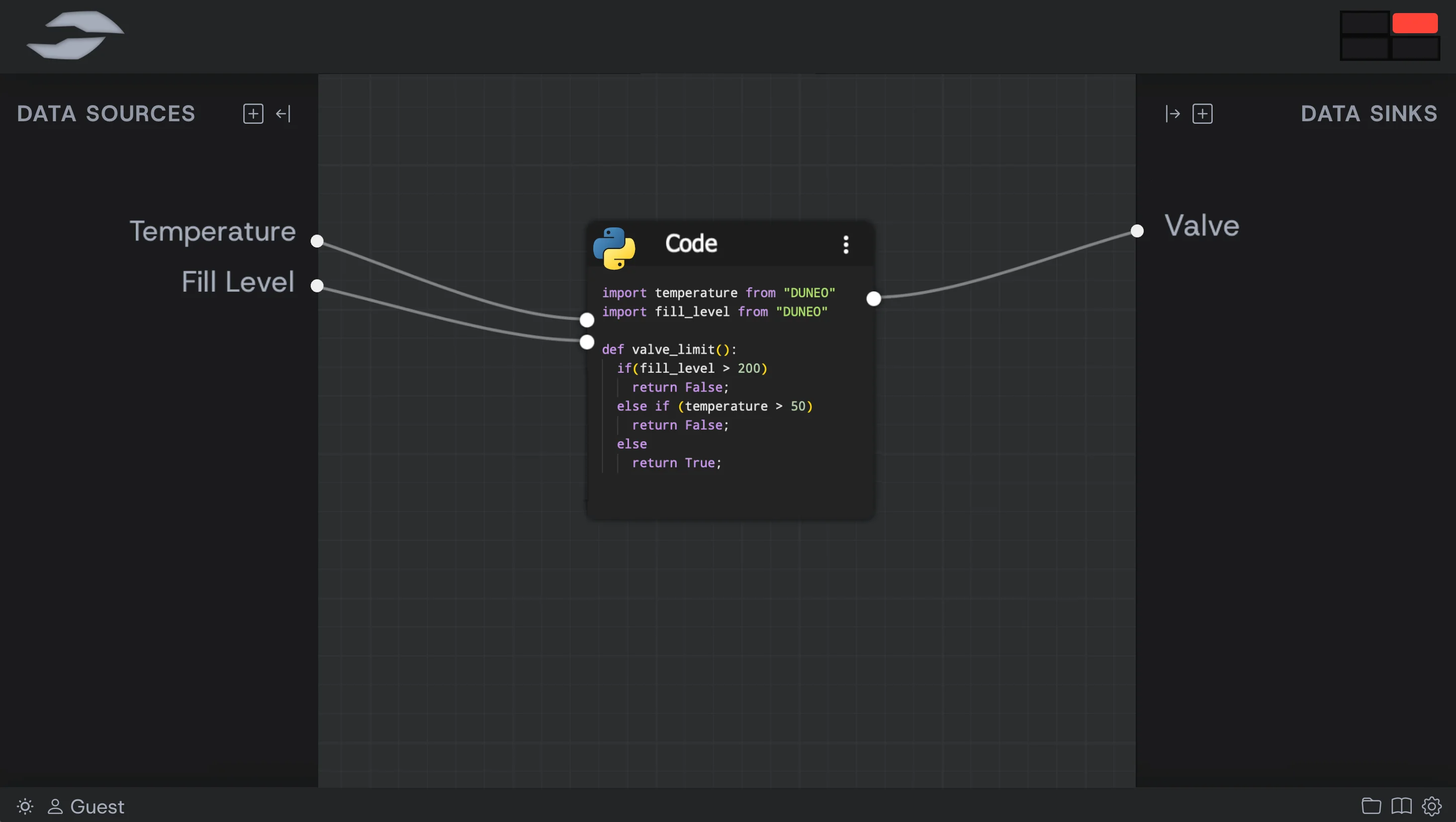 Duneo's software.